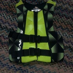 Sears Kids Green and Black Swim Vest